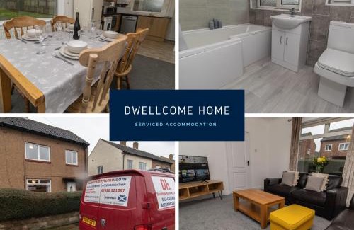 West Boldon House | Dwellcome Home Ltd 3 DOUBLE Bedroom House Boldon, Ideal for long term contractor, etc stays, Free Parking, Fast WIFI, 3 miles 7 mins drive to Nissan, 15 mins to Sunderland Newcastle, Regular Housekeeping Options - see our site for assurance