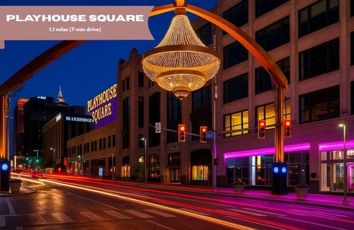 Downtown Cleveland Apartment | Dwntwn Luxe Suite | Rock Hall Stadiums Casino