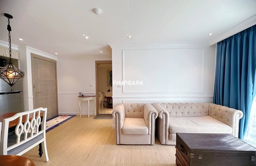 Na Chom Thian Condo | E8 - 2bedroom french style beautiful pool view Pattaya Seven seas cote d azur