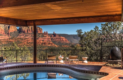 West Sedona House | Eagle Dancer, The Sanctuary. As seen in Condé Nast