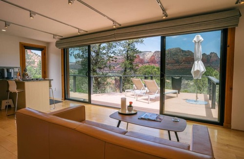 West Sedona House | Eagle Dancer, The Sanctuary. As seen in Condé Nast