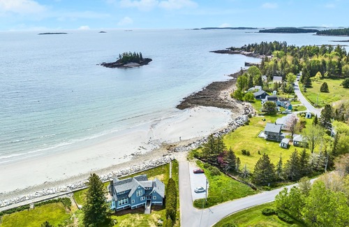 Owls Head House | East unit in Ocean View Duplex with Walk to Crescent Beach