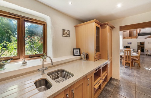 Kingsbridge House | Easton Court near Salcombe. Stunning barn - natural stream & paddock. Sleeps 10.