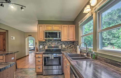 Eau Claire House | Eau Claire Home w/ Fire Pit < 2 Mi to Dtwn!