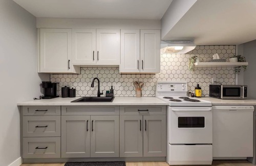 Southeast Calgary House | "Ebony" 1 Bdrm Lower Suite