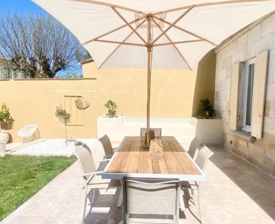 Libourne House | Echoppe rénovée 85m2 - terrasse & Jardin