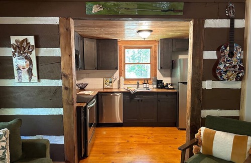 Fort Payne House | Eclectic Cabin l Near Desoto State Park & Falls