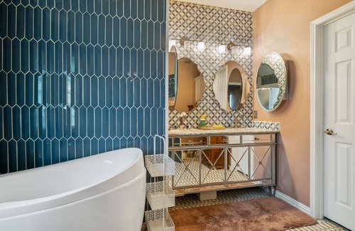 Kyle House | Eclectic Oasis: Artful & Colorful Comfort