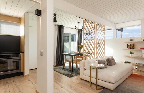 Twin Palms Condo | Eclectic updated condo in Mid-Century complex