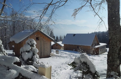 Saint-Bernard Ski Chalet | Ecological chalet 2/8 places, family resort, nature, mountain, SPA, Hammam
