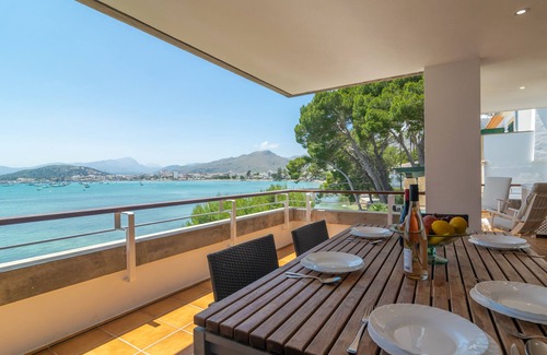 Puerto de Pollensa House | ED. BELLVEURE 2º A - Beautiful apartment on the seafront. Free WiFi.