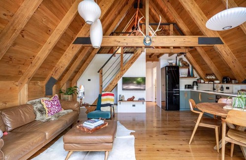 Sunshine Beach House | Eh Frame - A Canadian mid century inspired A Frame