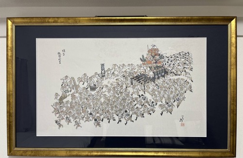 Hakata-ku Apartment | Ekinan Uchiyama Building 1 Room plan wrapped in Hakata textile, the traditional culture of Hakata