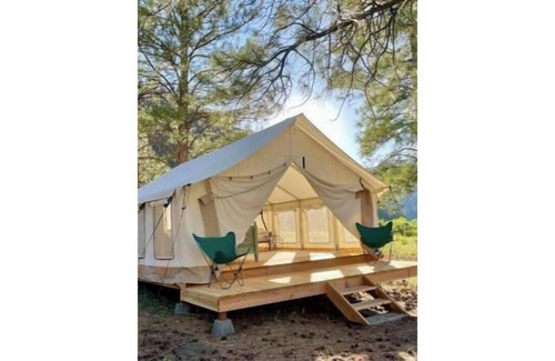 Shoup RV Rental | Elderberry tent, Lewis tent, The Ponderosa Tent & Clarke Tent