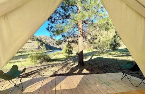 Shoup RV Rental | Elderberry tent, Lewis tent, The Ponderosa Tent & Clarke Tent
