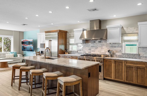 Redington Shores House | Elegant Beachfront Home w/Private Pool & Parking