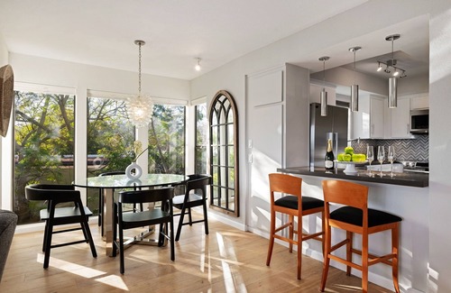 Toro Canyon Condo | Elegant Condo in Exclusive Polo Field Complex with Desk & Fireplace!