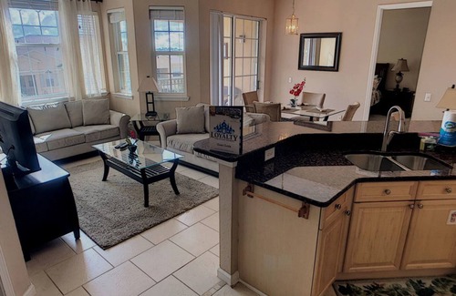 Loughman Condo | Elegant Condo w/Pool View Balcony Resort Pool & Gym. Near Disney/Shops