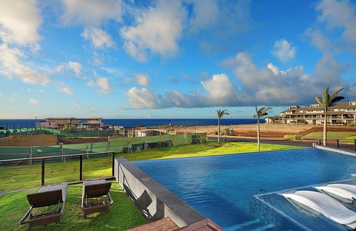 Poipu House | Elegant Hale Makau: Oceanfront Luxury w/Infinity Pool, Hot Tub & Spacious Lanai