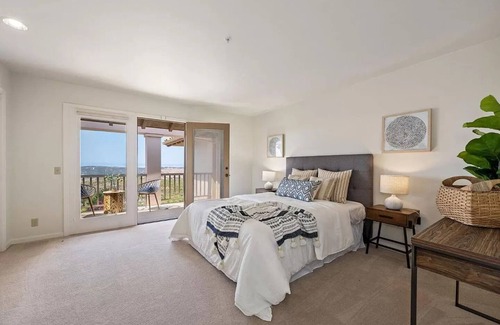Monterey House | Elegant Mediterranean Villa with Ocean Views & Pool/Hot Tub!