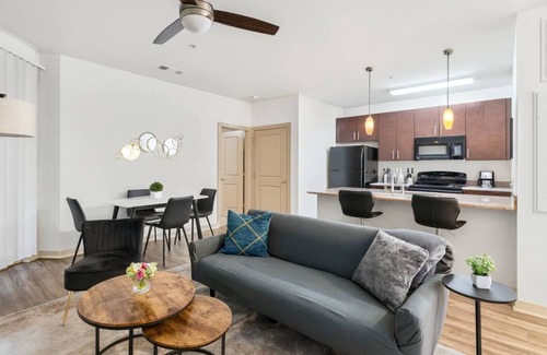 Five Points South Apartment | Elegant Mid-Rise 2BR | Near Everything