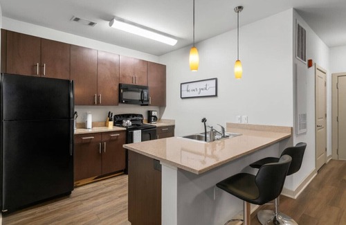 Five Points South Apartment | Elegant Mid-Rise 2BR | Near Everything