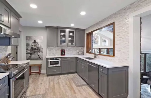 Bryson City House | Elegant Mountain Escape Stunning Views Fire Pit Game Room Walk to Town