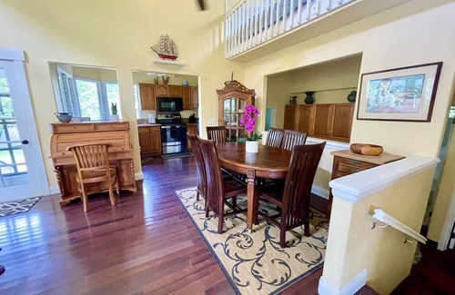Kilauea House | Elegant Secluded Beach Estate Plantation in Moloaa Bay, Hi Kauai TVR 4180