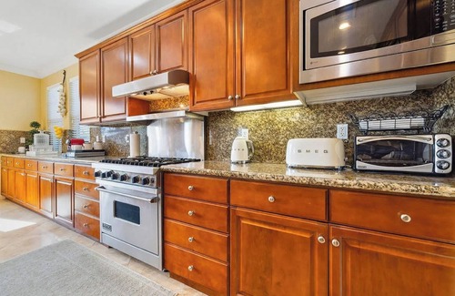 Cathedral City Villa | Elegant Spanish Villa, Waterfront, Monthly Stay