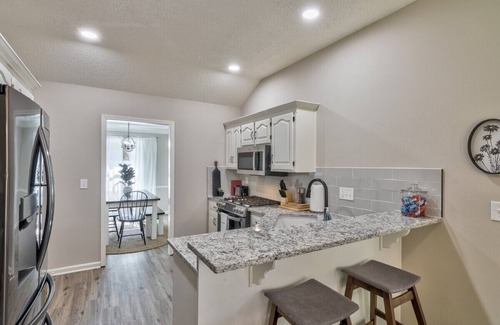 Riverside House | Elegant Sun-filled Home by Bike Trails w/Balcony!