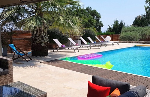 Cabris Villa | ELEGANT VILLA, private heated pool, not overlooked, magnificent sea view