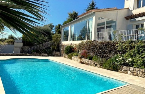 Cabris Villa | ELEGANT VILLA, private heated pool, not overlooked, magnificent sea view