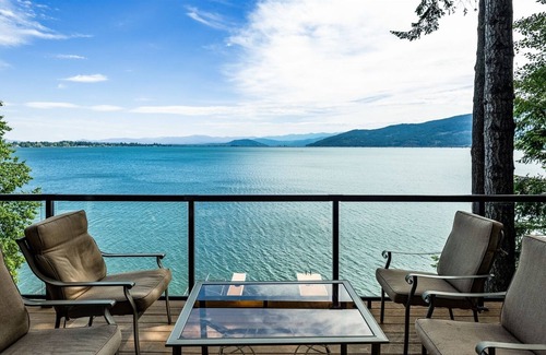 Sandpoint House | Elegant, Waterfront Retreat | Boat Lift, Hot Tub, Dog Friendly