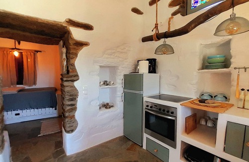 Andros House | Elissavet Cycladic old house with private pool and magnificent viewn