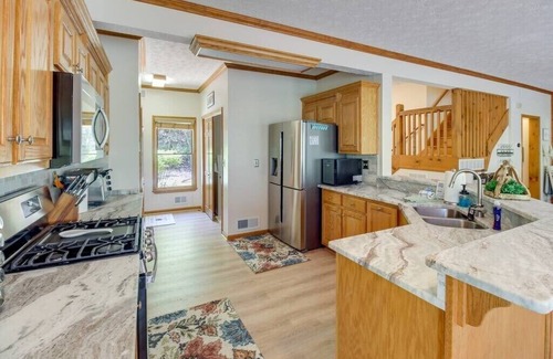 East Ellijay House | Ellijay Riverfront Escape: Game Room & Fire Pit