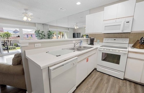 Avalon Beach Estates Condo | Emerald Coast 1 Bedroom Beachside Condo with seasonal beach chairs & umbrella