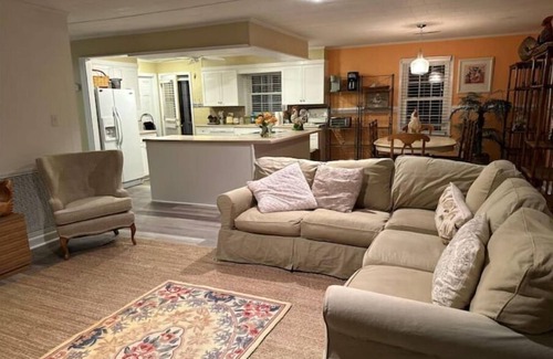 Newport House | Emerald Isle, Atlantic Beach, Beaufort. Cottage is waterfront on ICW.