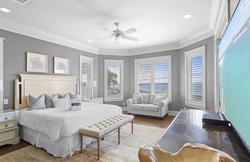 Avalon Beach Estates House | Emerald Palace - Gulf Views, Heated Private Pool, Tennis, Deeded Beach Access!