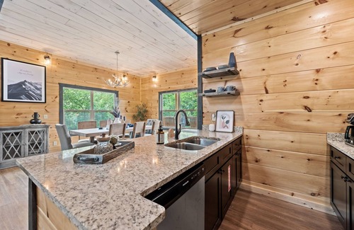 Sevierville Cabin | Emerald Valley/Private HEATED Indoor Pool/Outdoor Oasis/Brand New Luxury Cabin n