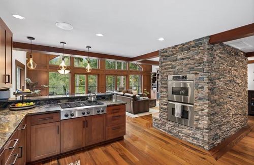 Easton Cabin | Enchanted River A-Frame, a secluded retreat with game room, hot tub & yard games