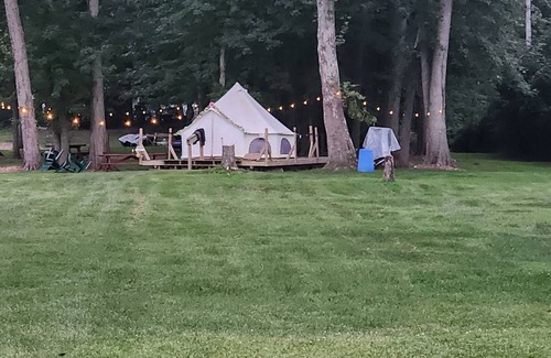 New Richmond RV Rental | Enchanting Bell Tent in Fennville