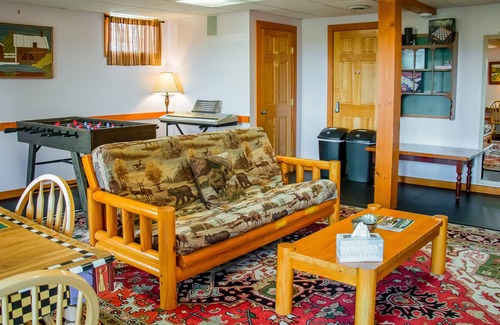 Geneva House | Enchanting, dog-friendly, lakeview home with a fireplace, game room, & fast WiFi