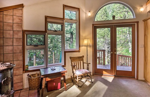 Belknap Springs Cottage | Enchanting Escape w/Hot Tub, Decks & Views!