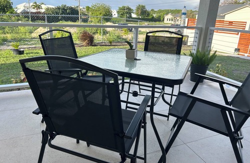 Dickenson Bay Apartment | Enjoy a stylish experience at this centrally-located place.