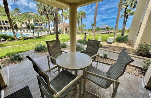 Butler Beach Condo | Enjoy FREE FUN Every Day during your stay in this spacious Gold-rated condo perfect for enjoying the beautiful Florida weather.