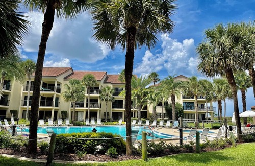 Butler Beach Condo | Enjoy FREE FUN Every Day during your stay in this spacious Gold-rated condo perfect for enjoying the beautiful Florida weather.