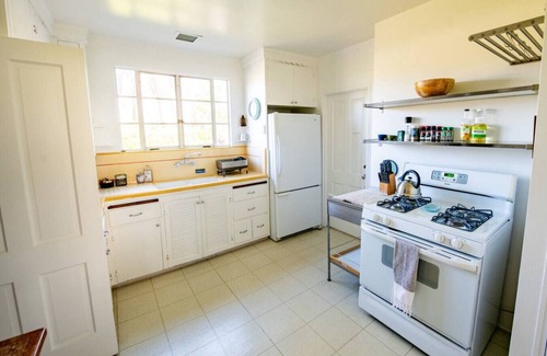 West Beach Apartment | Enjoy indoor-outdoor living, a full kitchen and walk to beach and state st.