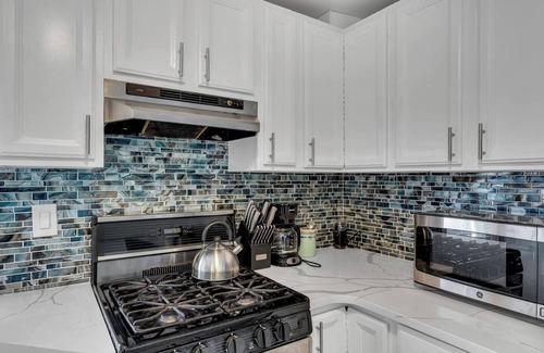 Neptune City Apartment | Enjoy local summer, 5 min to asbury park, firepit, patio, grill, remote work