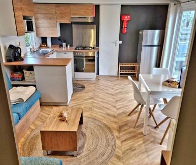 Lauwersoog Ski Chalet | EnJoy Natur, See und Meer Chalet Lauwersoog- 1-6 Pers- 3 Schlafzimmer, 2 Badezimmer