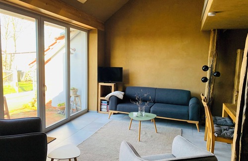 Nortmoor Apartment | Enjoy peace, space & river views at the Deichhasenhof Ostfriesland